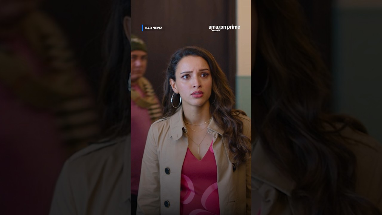 Triptii Dimri Bashes Vicky Kaushal and Ammy Virk 😨 In Bad Newz | #primevideoindia #shorts