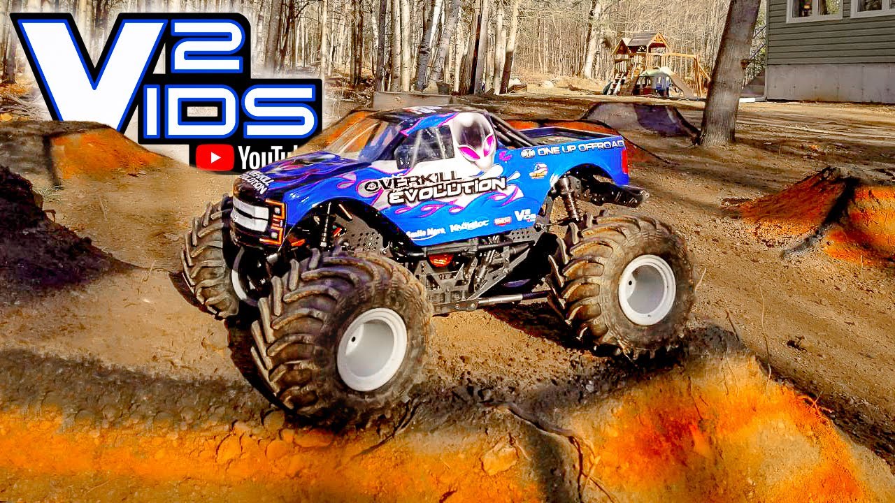 LOSI LMT, трасса для мотокросса Dirt Monster Truck