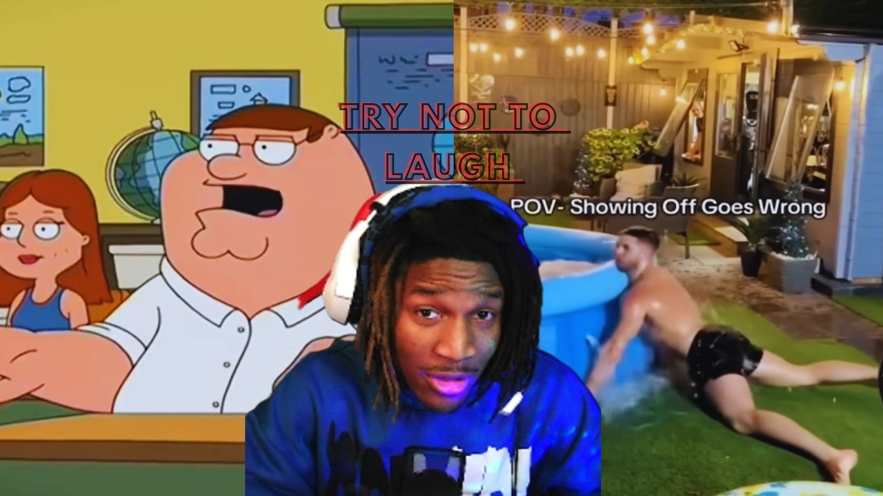 Family Guy X Tiktok TRY TO LAUGH CHALLENGE