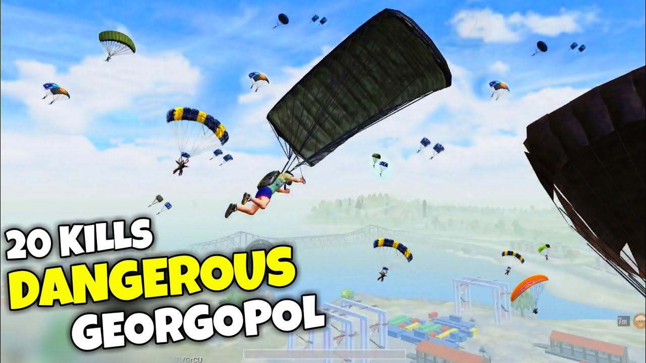 🔥 घमासान लड़ाई - SURVIVE GEORGOPOL WITH NO HEALTH - 20 KILLS - PUBG MOBILE HINDI GAMEPLAY - G GURUJ