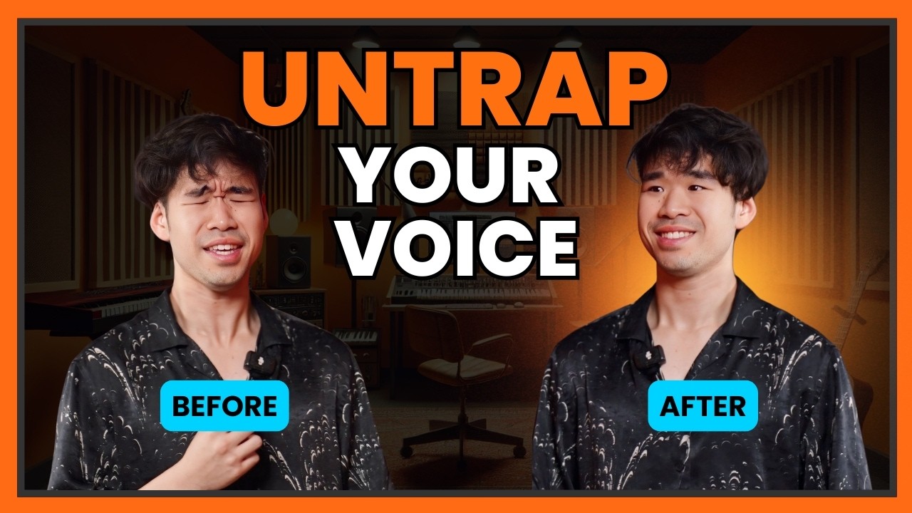 Vocal Coach Explains How to Free Your Stuck Voice From Tension When Singing | Tension Vocal Exercise