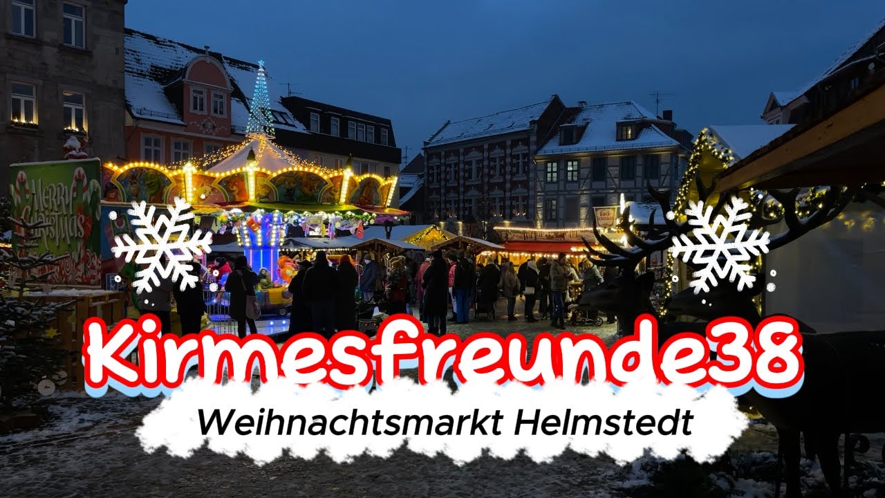 Helmstedt Weihnachtsmarkt. Rundgang und NUR freundliche Gesichter