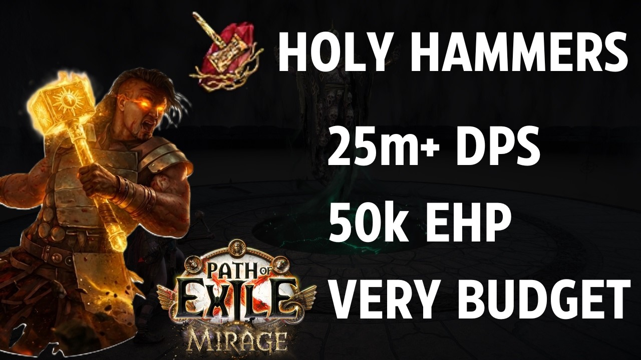 20M DPS Holy Hammers Build - Berserker PoE 3.28 Mirage Build Guide