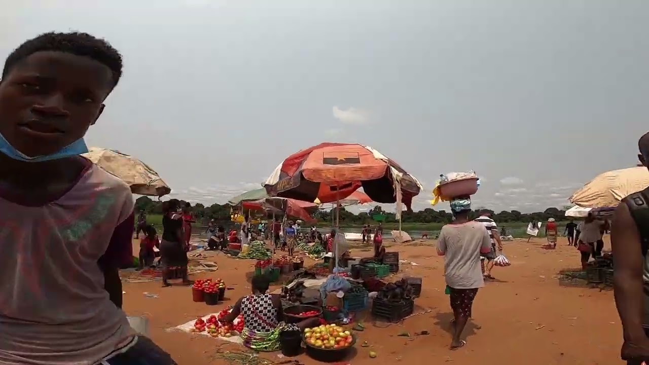 Visiting Calumbo Market in Angola  Luanda