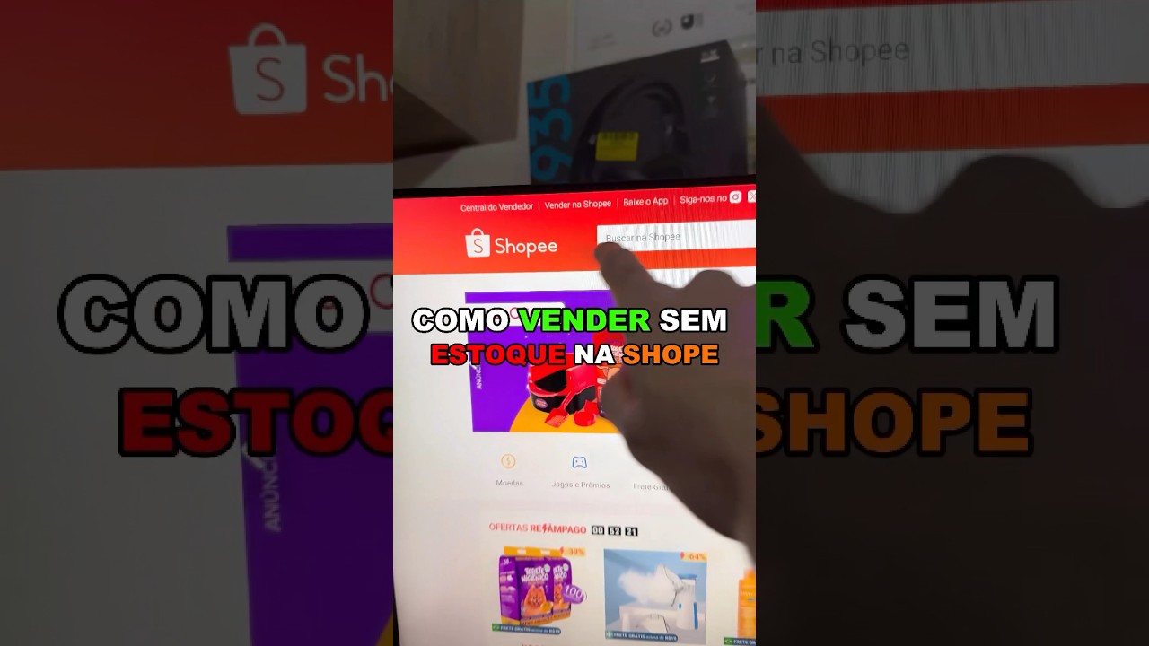 COMO VENDER SEM ESTOQUE NA SHOPEE #empreendedorismo #ecommerce #dropshipping