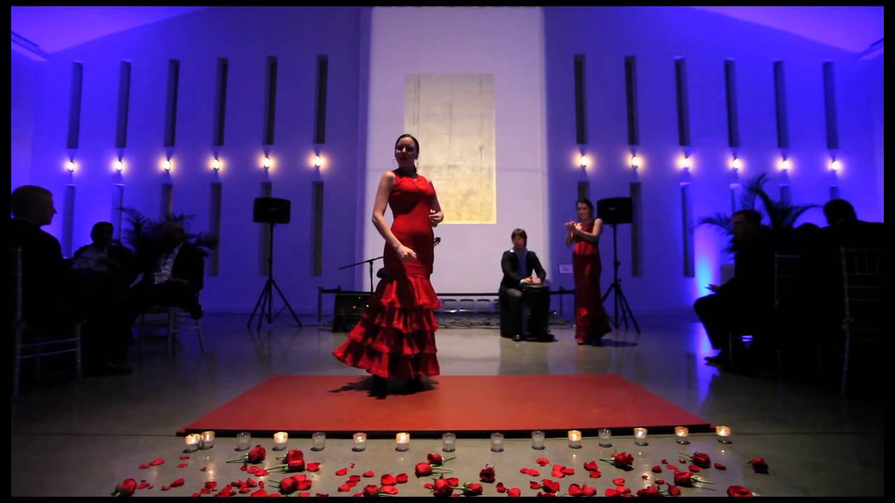 Flamenco Dancing During a Corporate Event at The Temple House in Miami Beach