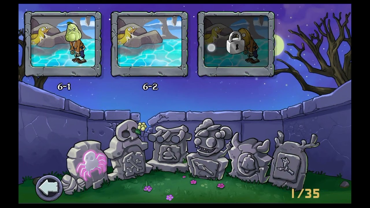 jugando plantas vs zombies ultimate mod part 1