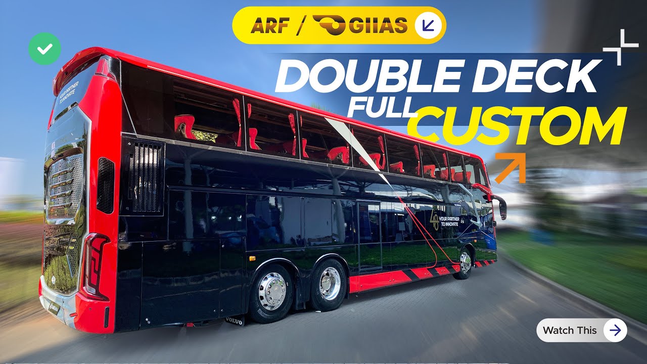 DOUBLE DECKER FULL CUSTOM PESANAN PO MTRANS !! Legacy SR3 Neo DD Tingginya Cuma 4 METER