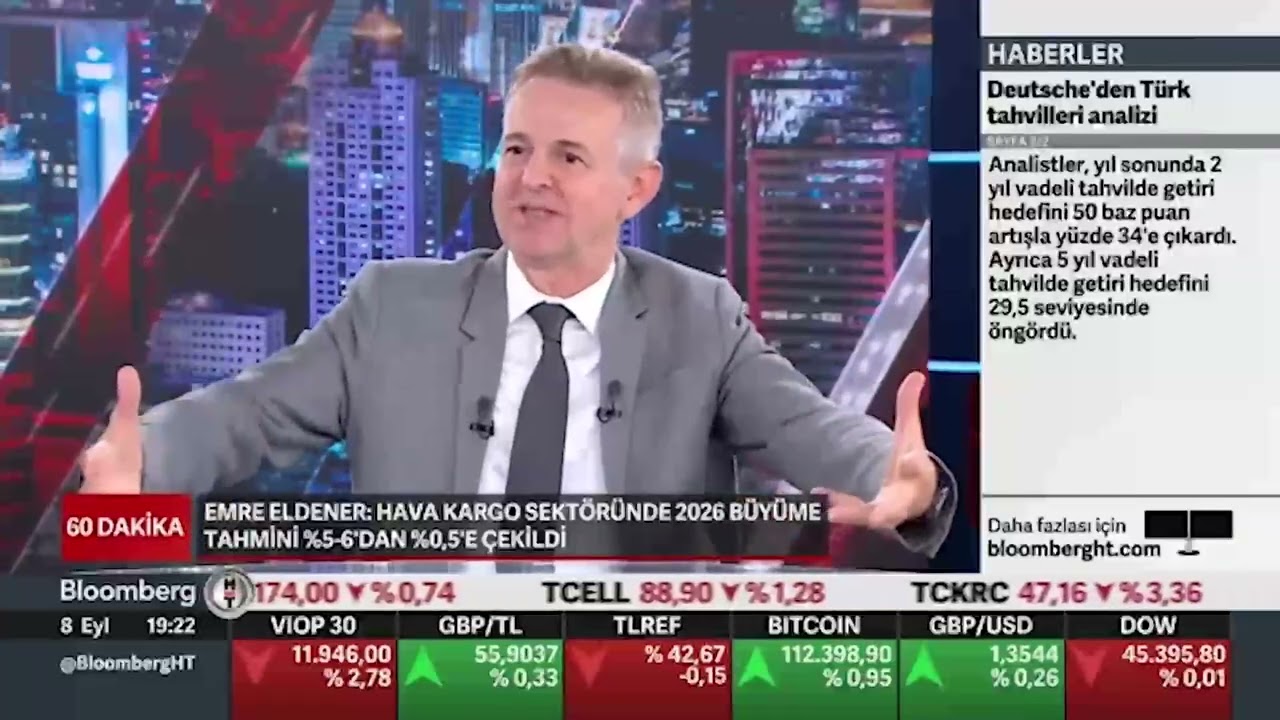 Emre Eldener, Vice Chairman of the Board at Kıta Logistics, joined Bloomberg HT’s “60 Minutes”