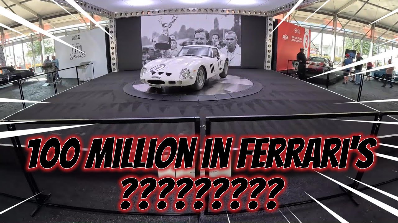 Здесь представлены все возможные Ferrari — Mecum Kissimmee 2026 #ferrari #коллекционныеавтомобили...
