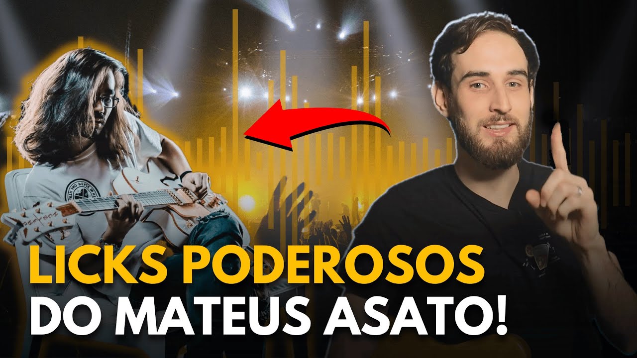 Esses LICKS MATADORES do MATEUS ASATO Vão Mudar Sua Forma de Tocar!