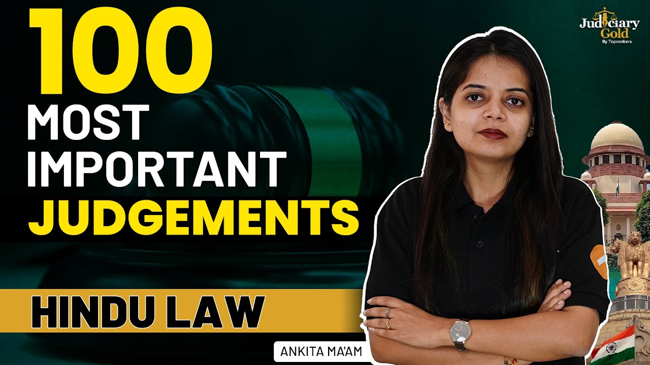 100 Most Important Judgments of Supreme Court - Hindu Law | Judiciary Preparation