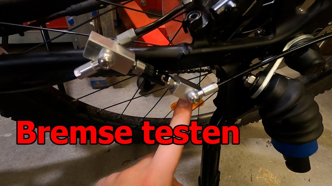Ich baue einen Bike Camper | Bremse testen | Fahrradwohnwagen