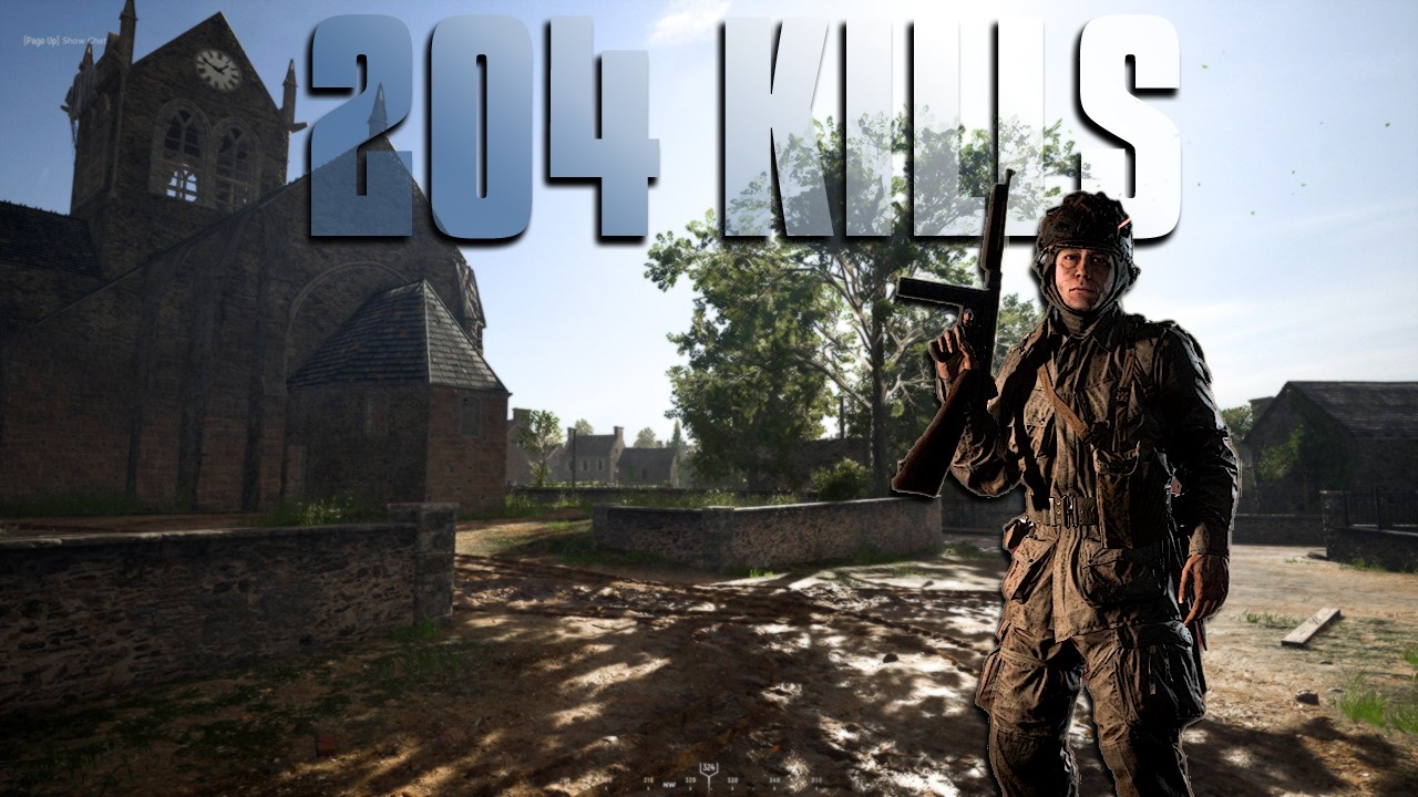 204 Kills On Sainte-Mère-Église - HELL LET LOOSE RAW GAMEPLAY