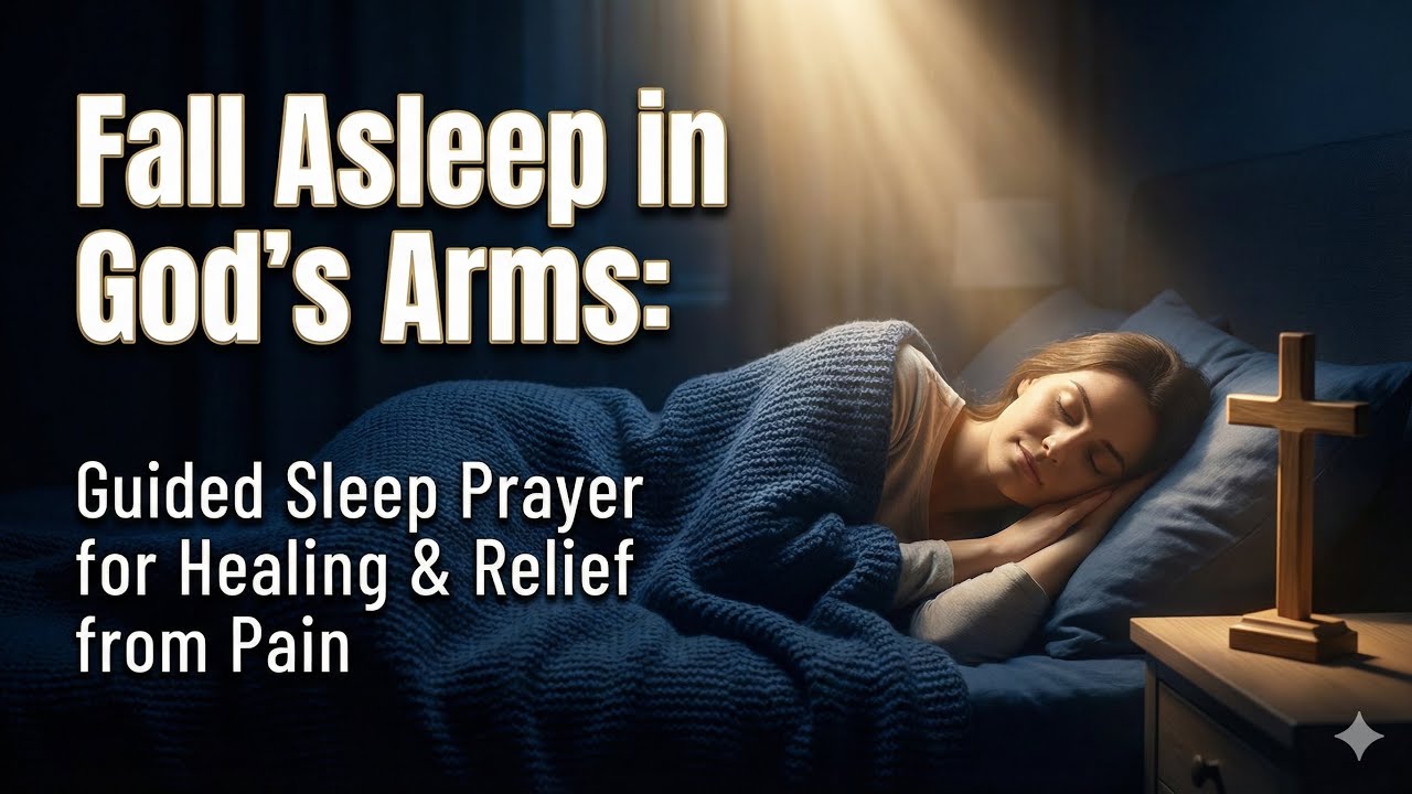 Sleep Prayer for Healing and  Relief from Pain| Fall Asleep in God’s Arms