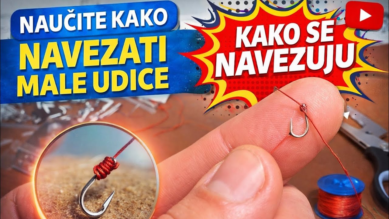 NAVEZIVANJE MALIH UDICA – brzo, tačno i bez nerviranja