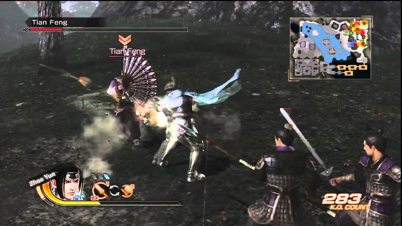 Zhao Yun Legendary Battle 1 Hard Shu Conquest Gameplay Video Dynasty Warriors 7 PS3