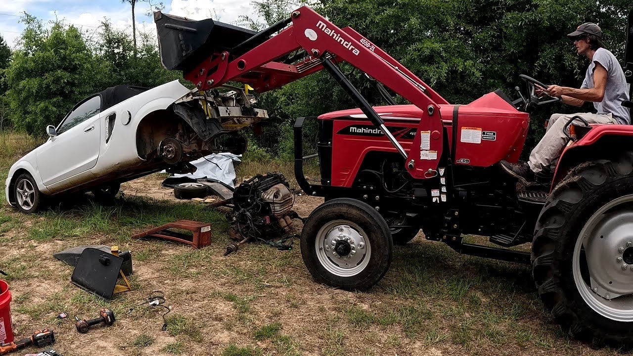 MR-2 Spyder Redneck Engine Removal