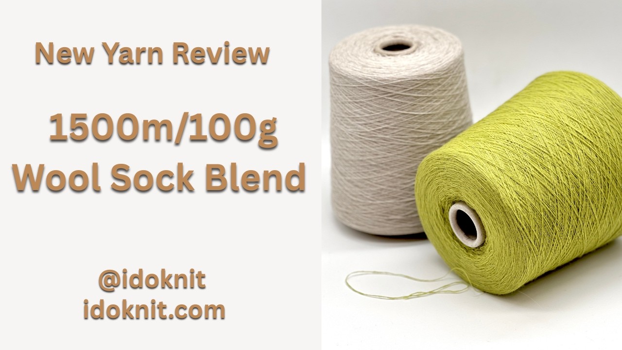 1500m in 100g! Ultra-Fine Wool Sock Yarn for Machines
