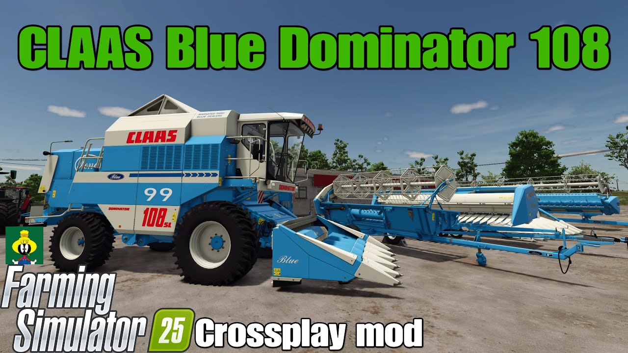 CLAAS Blue Dominator 108 / FS25 УДАЛЕН ИЗ MODHUB