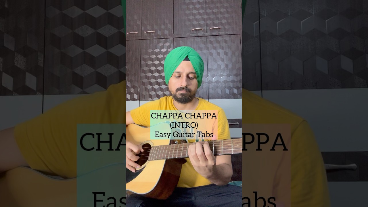 Chappa Chappa Intro | Guitar Tutorial by Sanmeet Bagga