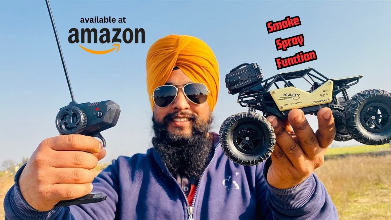 RC remote control smoke car unboxing Review & Testing | Smoke Spray Function @GS Toy TV