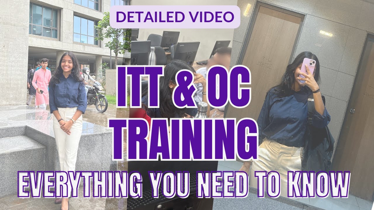 All about ITT training and OC | DRESS CODE | SYLLABUS |