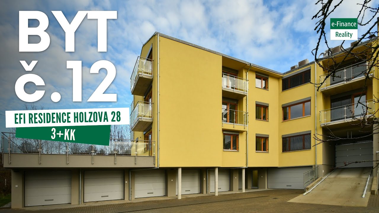 EFI RESIDENCE HOLZOVA 28, NOVOSTAVBA 3+KK S TERASOU V BRNĚ-LÍŠNI / BYT č. 12