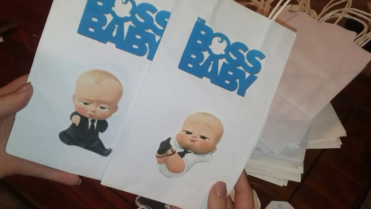 BOSS BABY CANDY BAGS | DIY LOOT BAGS