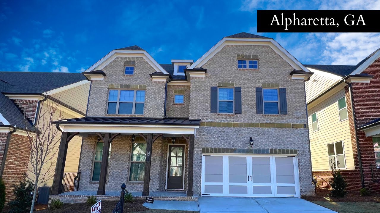 NEW CONSTRUCTION Home in Alpharetta, GA - 5 bedrooms - 4 baths #atlantahomesforsale
