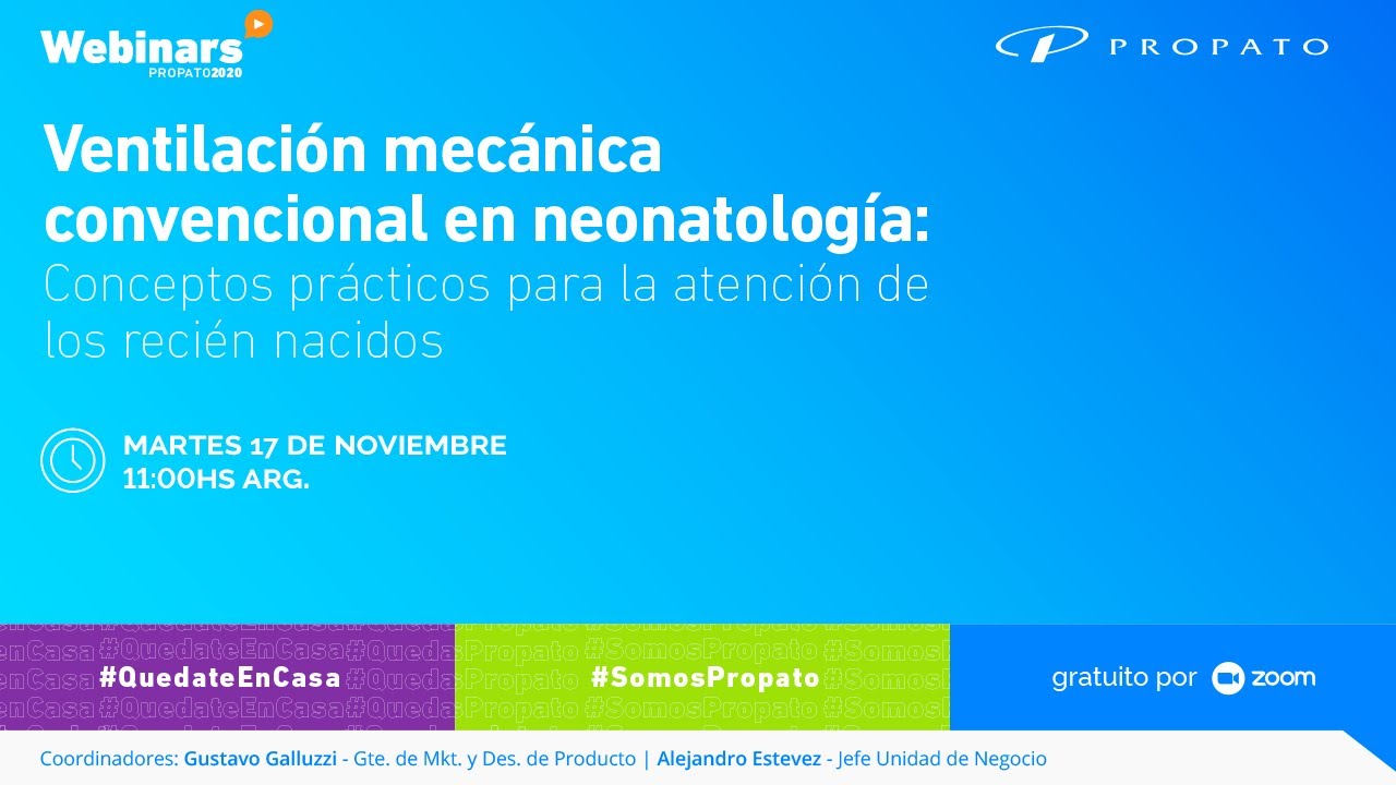 #PropatoSalud | Ventilación Mecánica Convencional en Neonatología