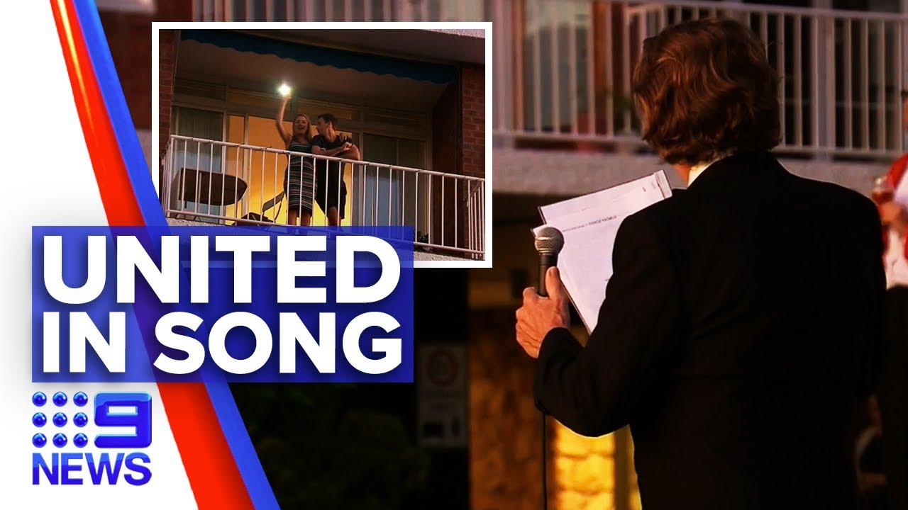 Coronavirus: Singers unite to ease social isolation impacts | Nine News Australia