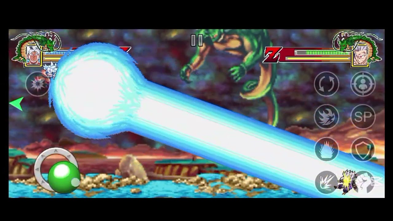Power warriors gameplay:mui Goku,ue Vegeta vs beast Gohan,orange picolo