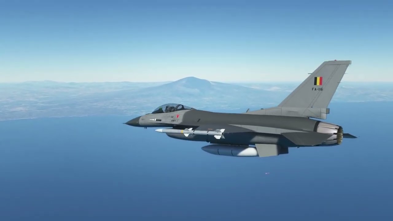 F-16 & Mirage 2000 🇪🇸 | Manœuvres de combat au-dessus de la Méditerranée | Alicante 2023 | MSFS 2020