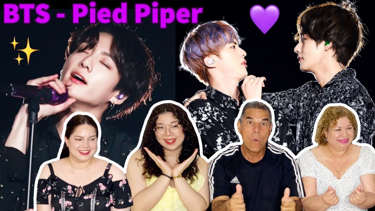 BTS - Pied Piper ✨| Letra & LIVE Performance | REACCIÓN EN FAMILIA!! 💜