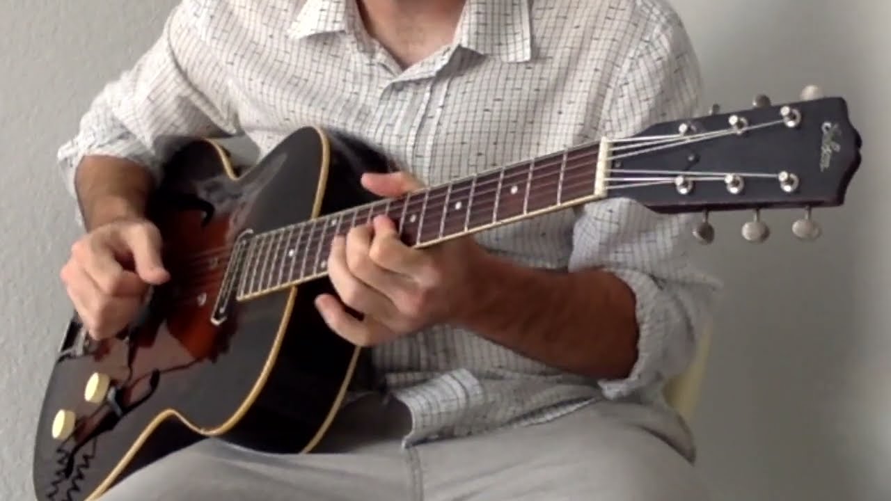 1939 Gibson ES-150 w/ Charlie Christian Pickup.. Ken McKay restored. Demo by Randall Van Dyke.