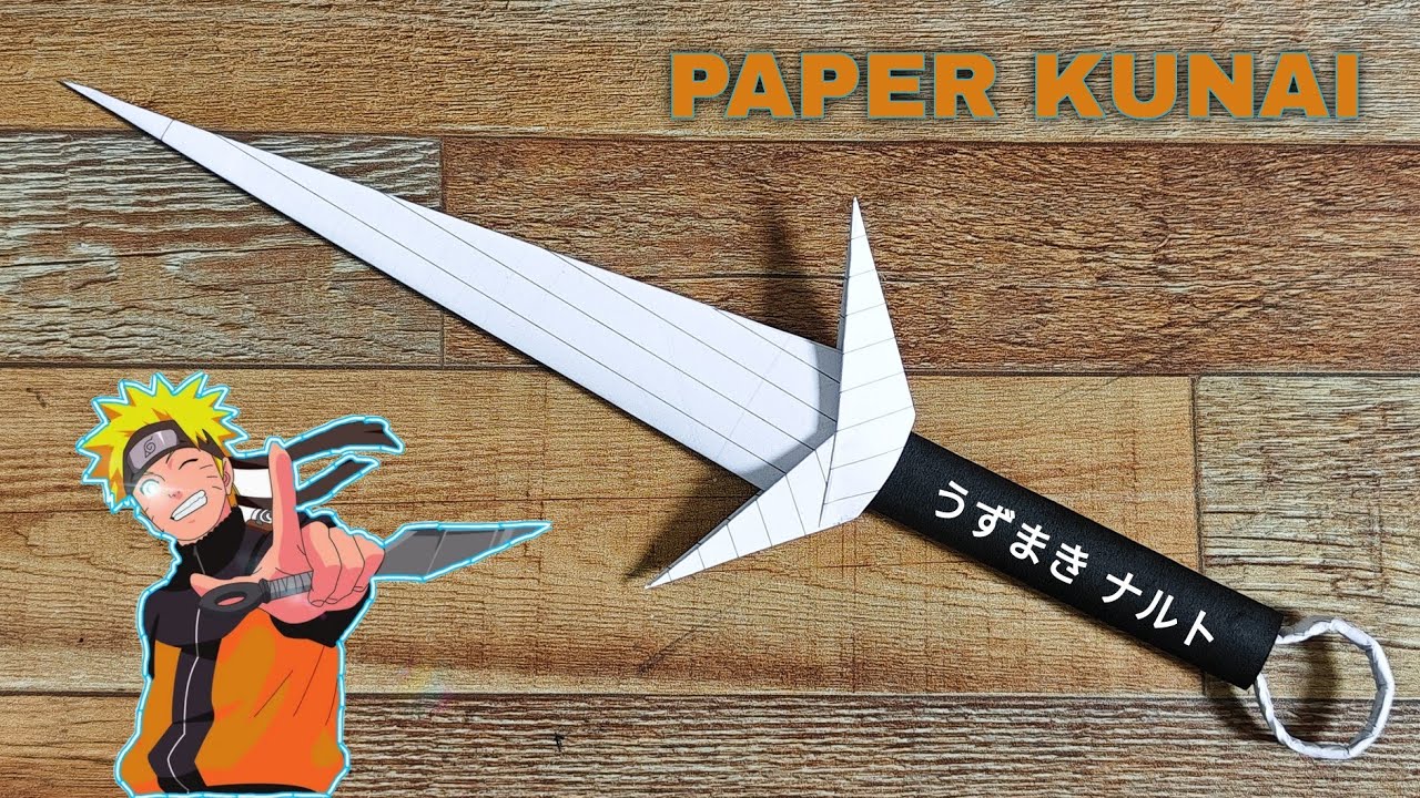 How to Make a paper kunai | Semple Origami Kunai | Easy Paper Kunai 