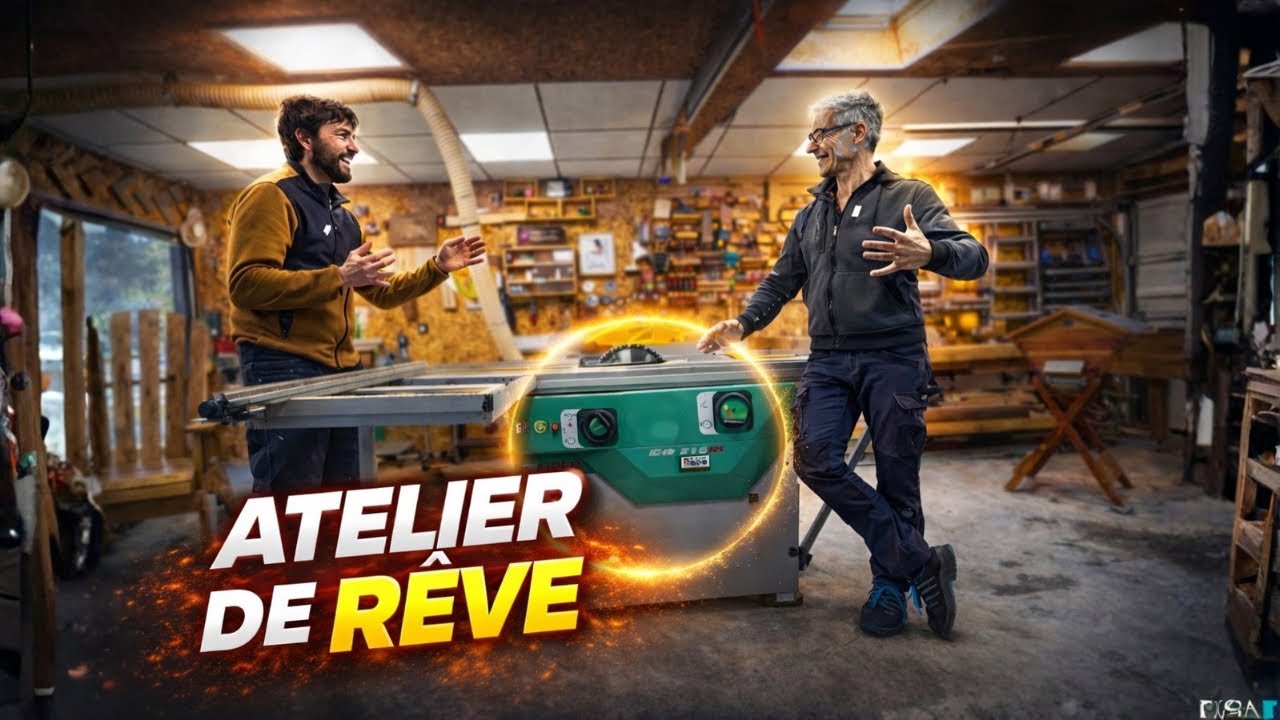 Je visite l'atelier d'un menuisier PRO... C'est IMPRESSIONNANT !!
