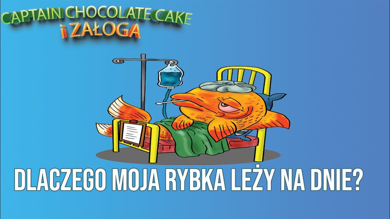 Dlaczego rybka (welon, welonka, złota rybka) leży na dnie akwarium?