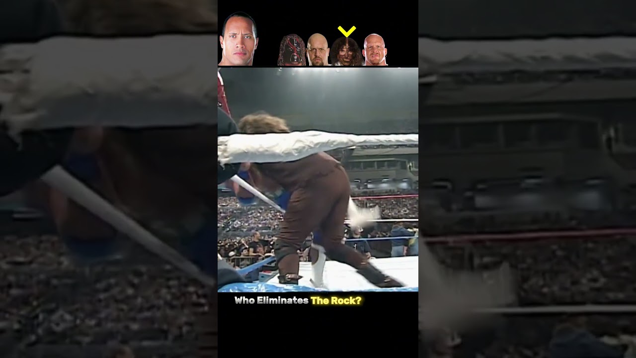 Who Eliminates The Rock in Royal Rumble