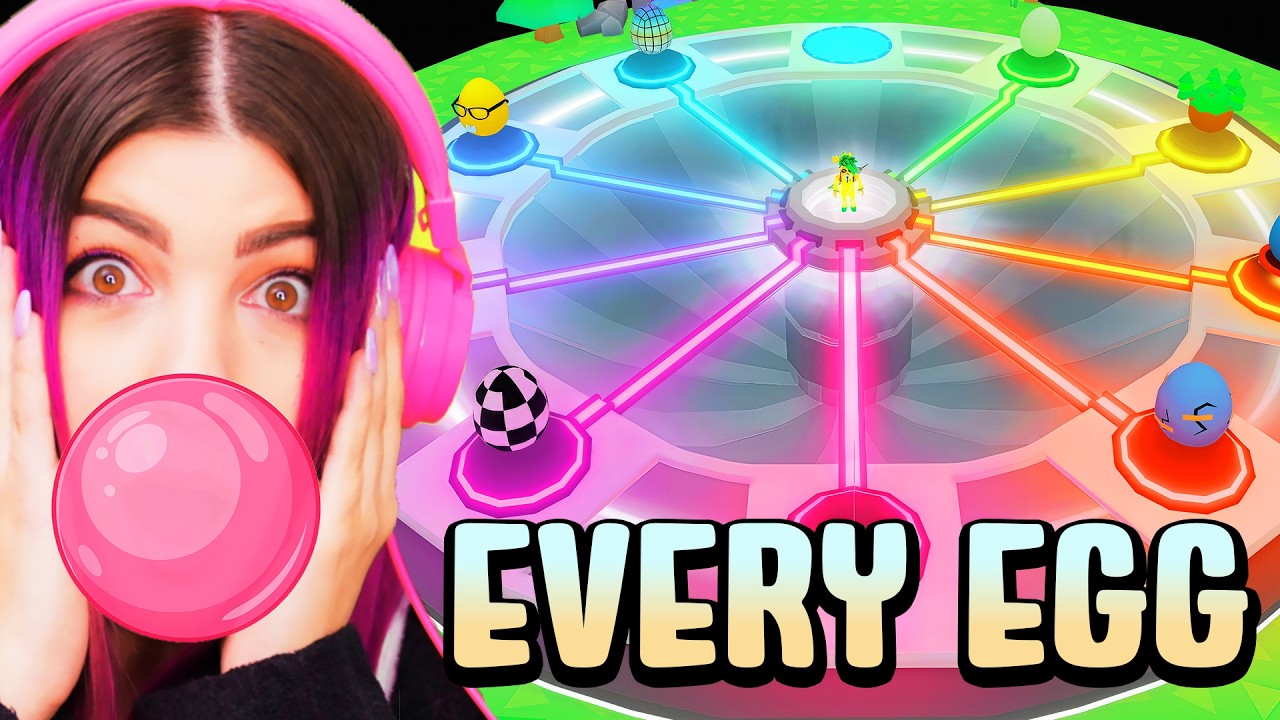 Getting EVERY EGG in Bubble Gum Simulator Infinity Egg Hunt!