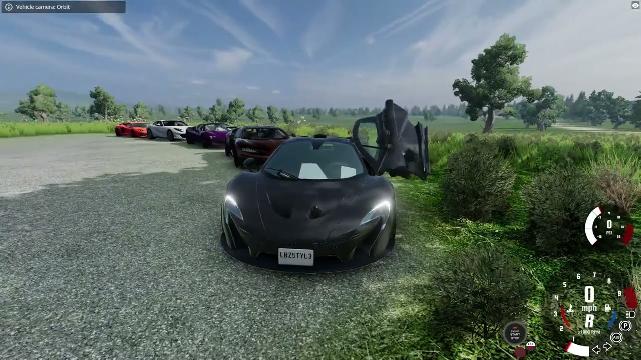 I Brought 2 Of My Cars To A Mansion Party (Beamng)