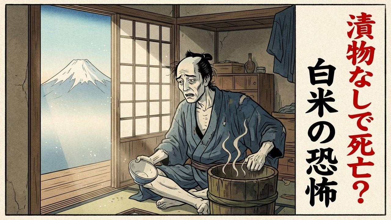 江戸の独身男が「漬物」なしでは死ぬ理由…白米に隠された恐怖の真実