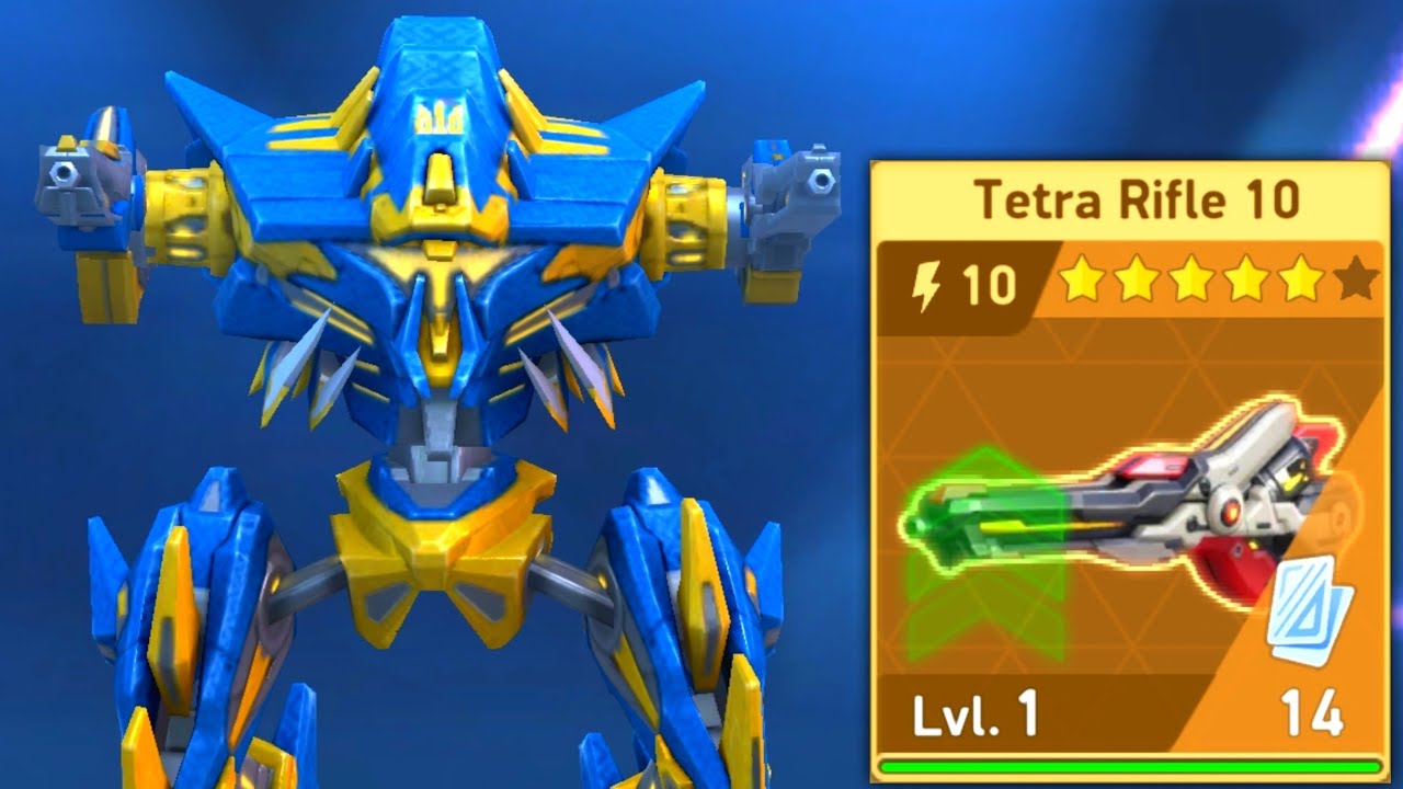 Stunner Hemlock and Ultimate Sniper Tetra Rifle 10 Gameplay - Mech Arena