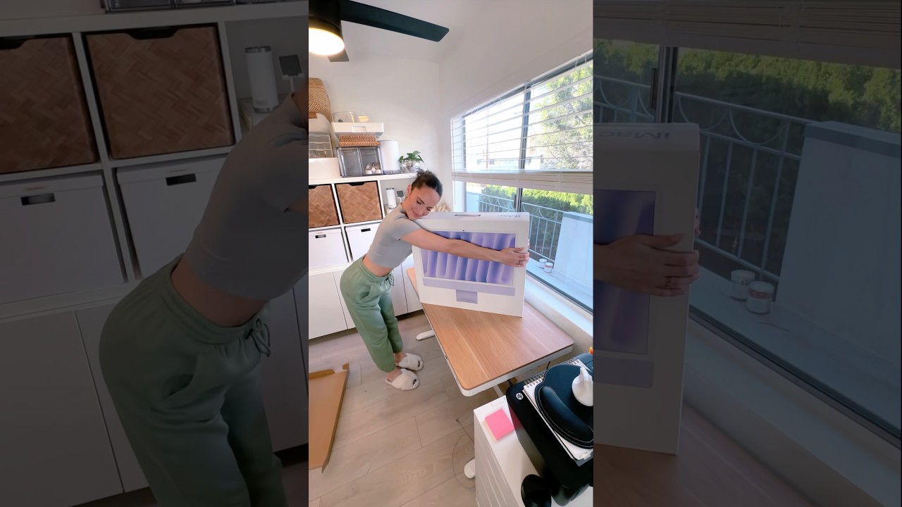 PURPLE IMAC M4 UNBOXING 🤩💜
