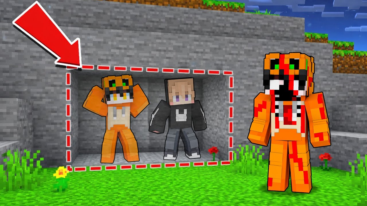 KEZRI & FERIX MEMBUAT RUANGAN TIDAK TERLIHAT DARI KEZRI MENYERAMKAN DI MINECRAFT!!