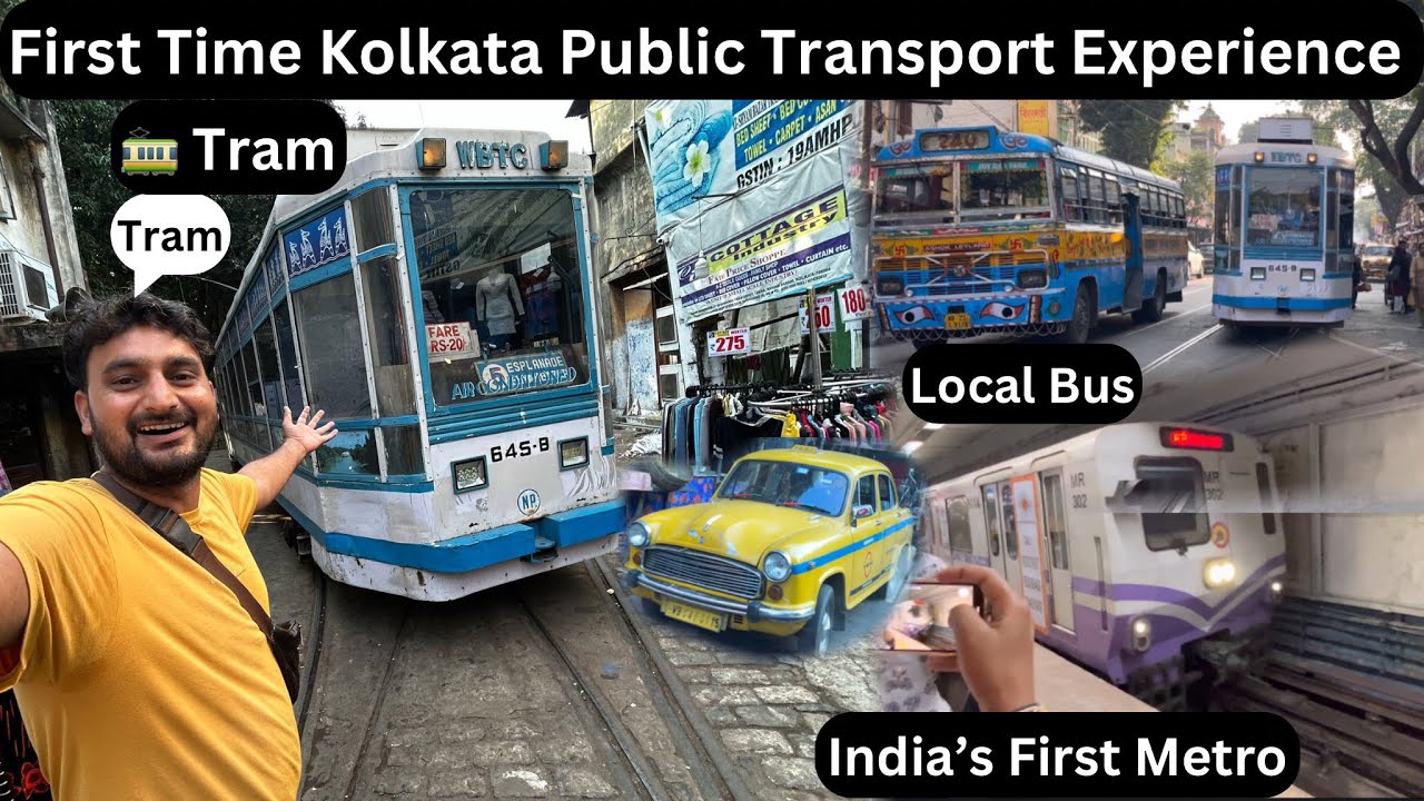 कैसा रहा Kolkata के Public Transport का Experience |One And Only Tram In India 🇮🇳 |Heaven Yatri
