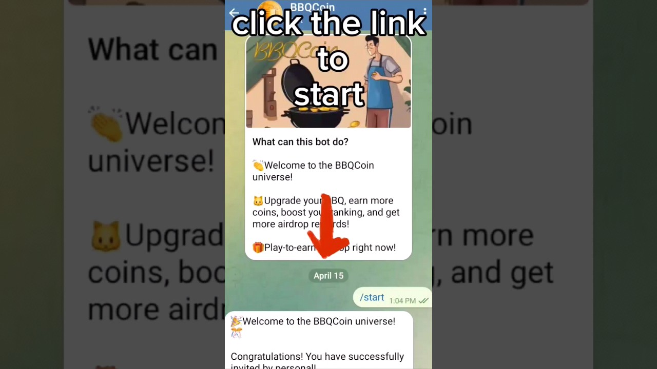New telegram mining bot. Click it link nd start  