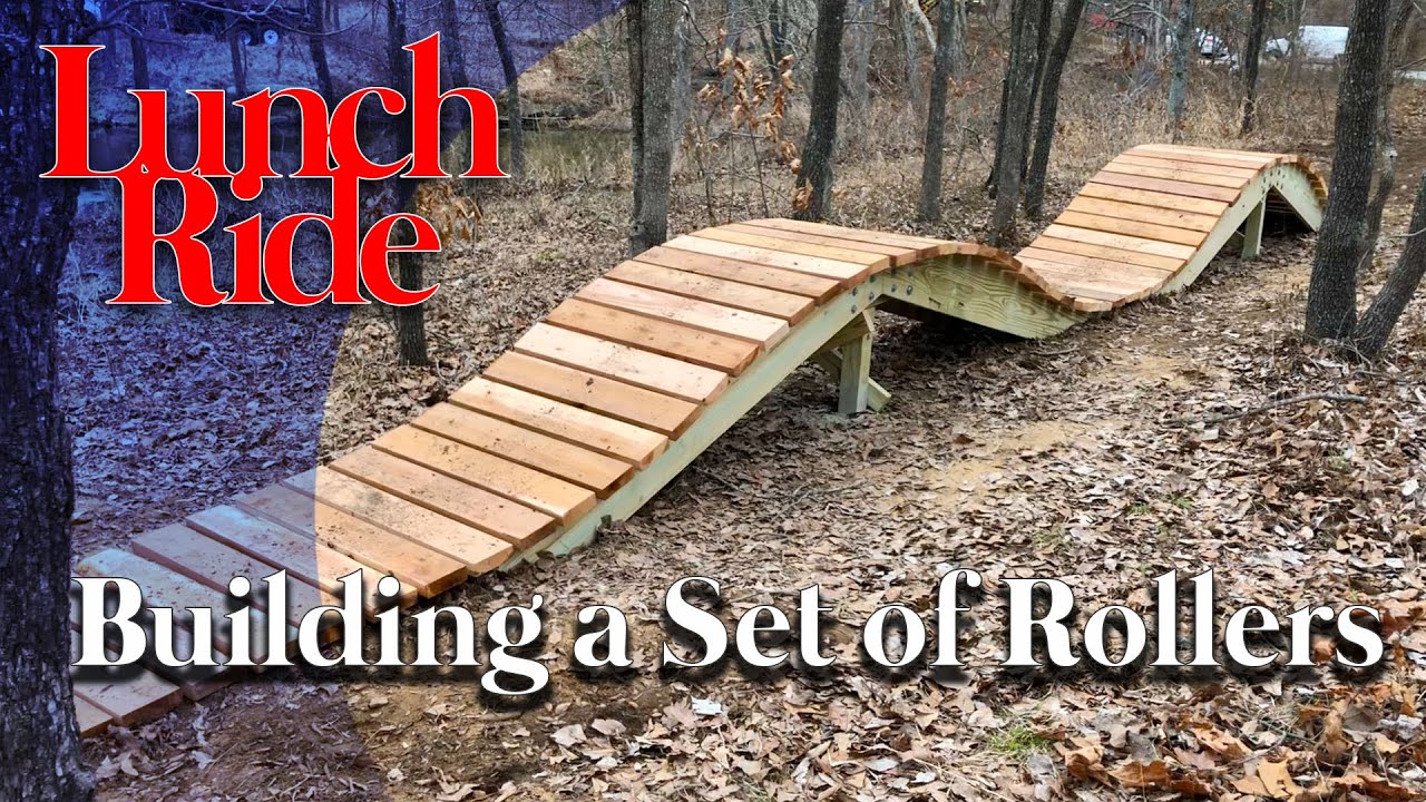 Building Wooden Rollers for the Claremore Mountain Bike Trails. Not Quite a How To But Pretty Close