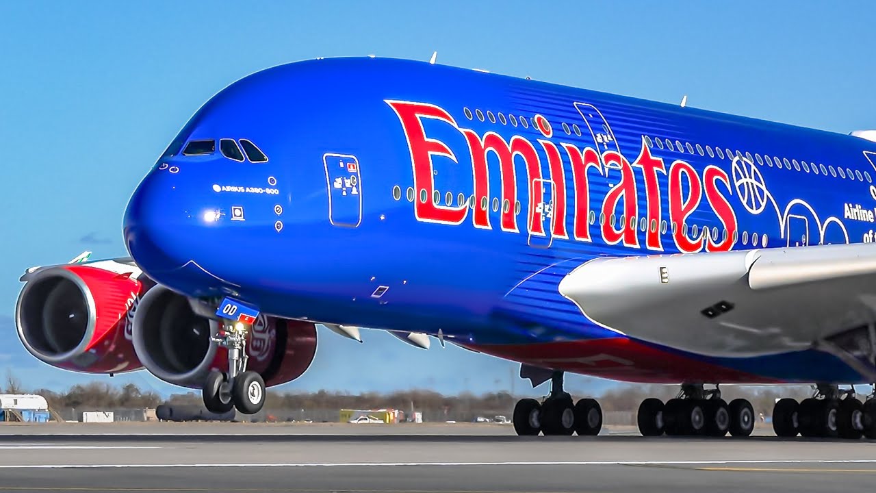 AMAZING VERY CLOSE-UP AIRSIDE New York JFK Airport Plane Spotting - |A340, A380, B767, B777…|